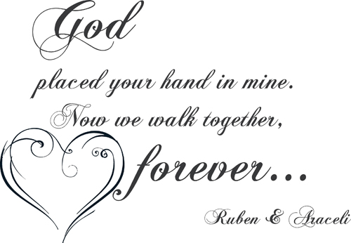 Walk Together Forever | Wall Decal