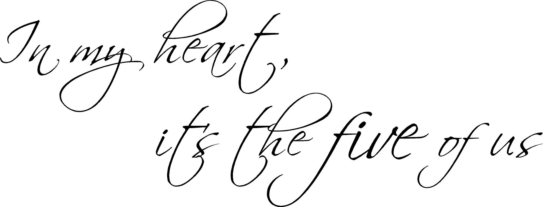 In My Heart | Wall Decal