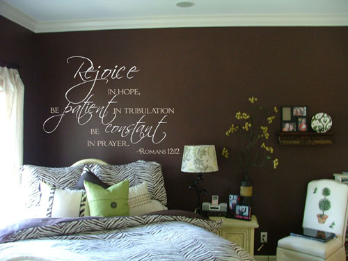 Rejoice in Hope Scripture Wall Decal