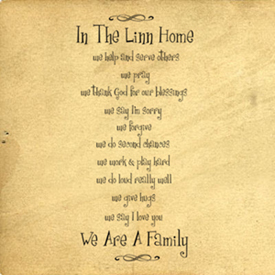In This Home We Are Family | Wall Decals