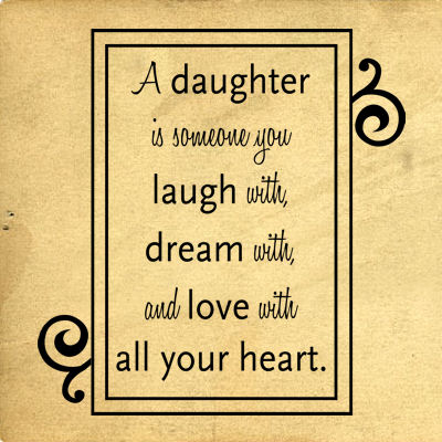 A Daughter Is Someone Wall Decals  