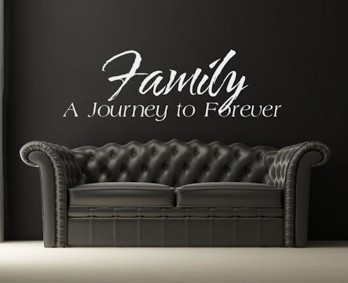 Family A Journey To Forever Wall Decal