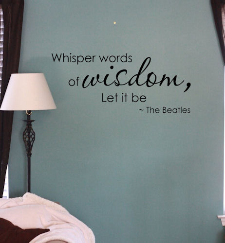 The Beatles Whisper Wisdom Wall Decals 