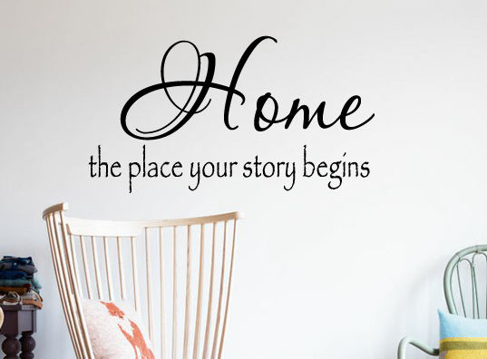 Home Where Your Story Wall Decal