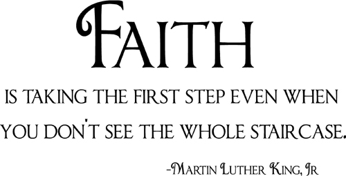 Faith Martin Luther King | Wall Decals
