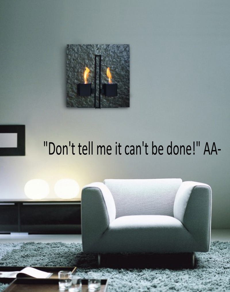 Don't Tell Me Can't Be Done Wall Decals   