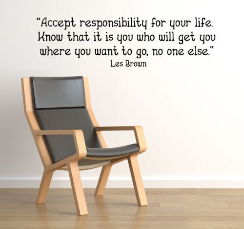 Accept Responsibility Wall Decals   