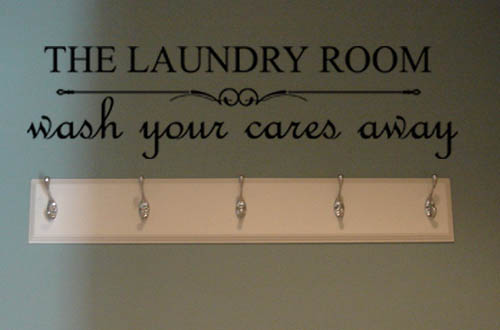 Laundry Wash Wall Decal