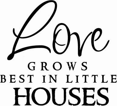 Love Grows Houses | Wall Decal