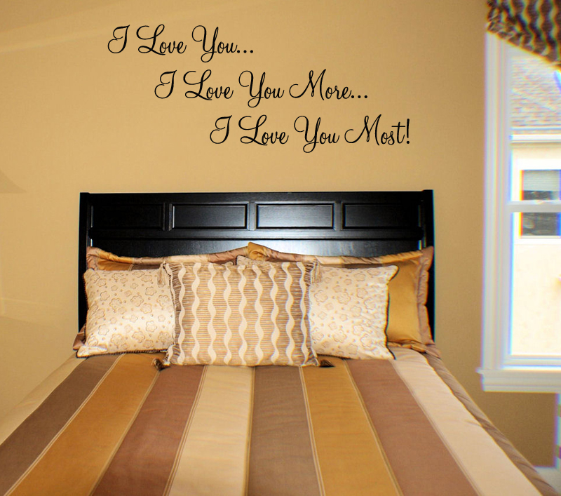 Love You More Most Wall Decal