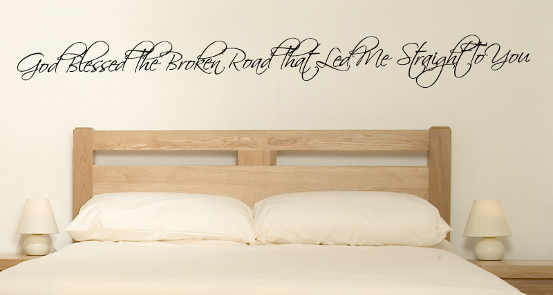 Broken Road To You Wall Decal