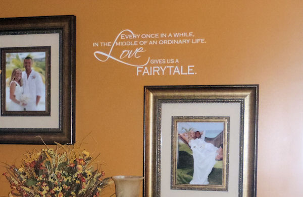 Love Gives us a Fairytale | Wall Decal