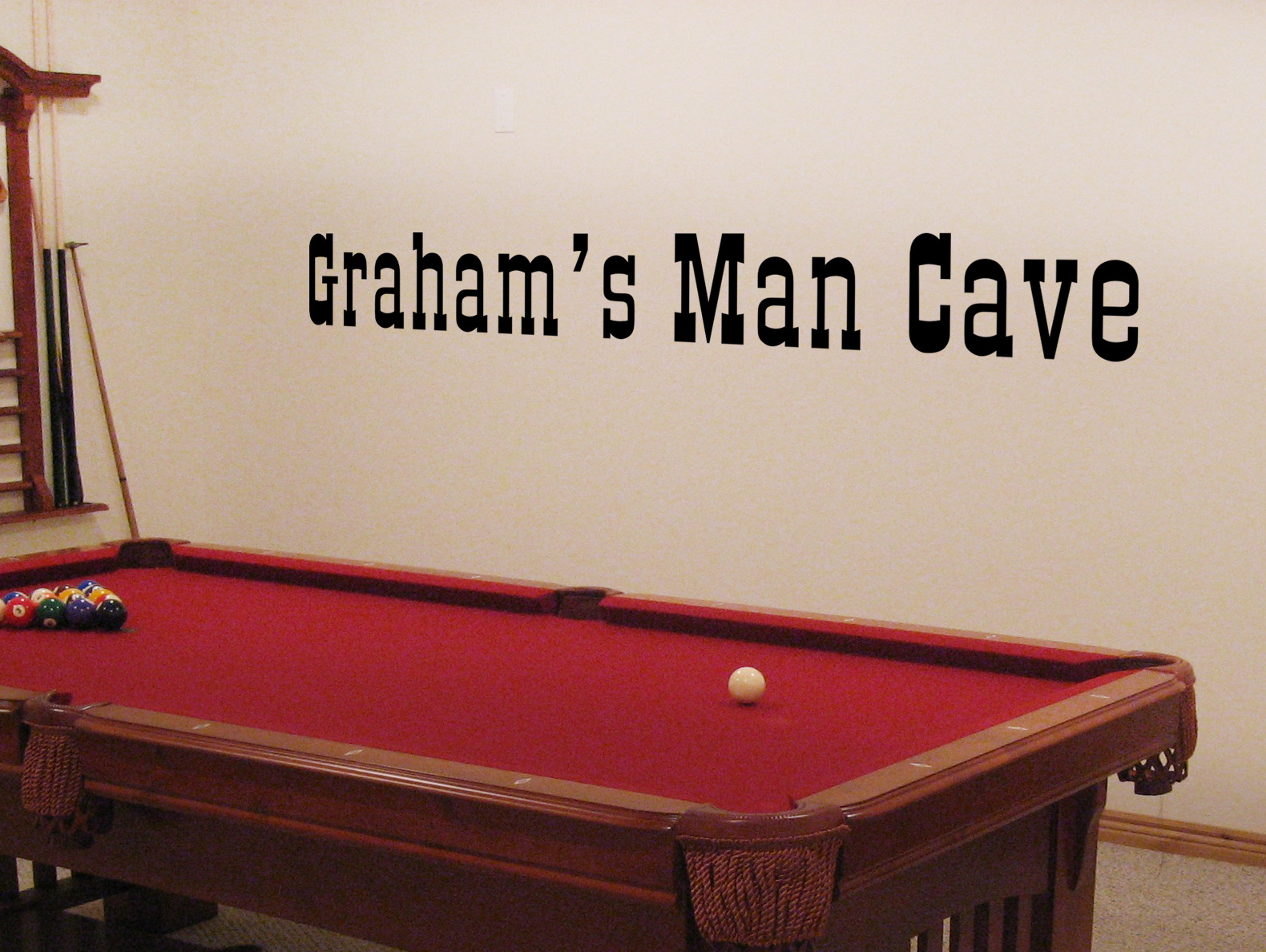 Man Cave Wall Decals   