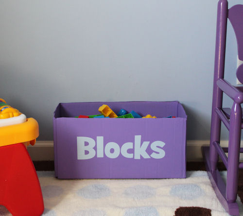 Children's Name Blocky Wall Decals 
