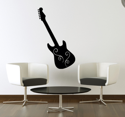 Guitar Wall Decal