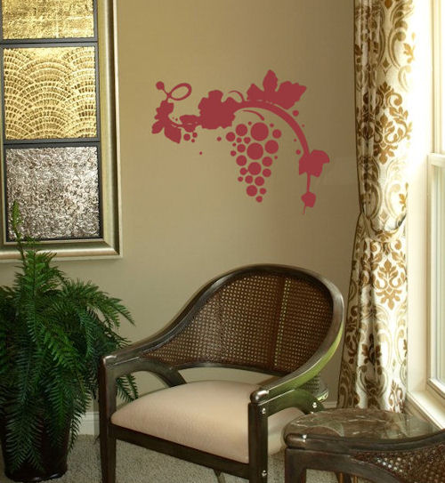 Grape Branch IV Wall Decal