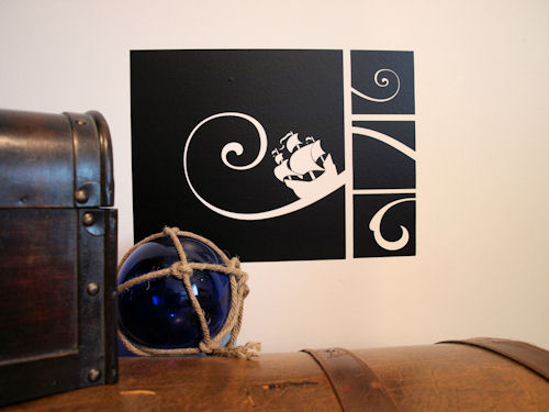 Pirate Wave Wall Decals