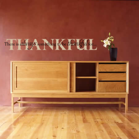 There Is always Something Thankful Wall Decal