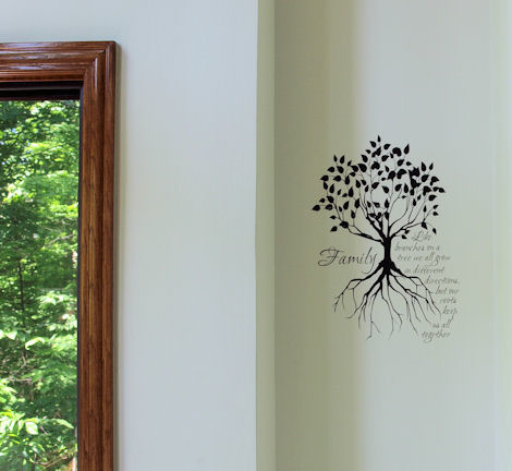 Like Branches On a Tree Family Tree Wall Decal