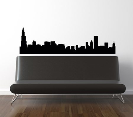 Chicago Skyline Wall Decal