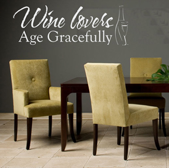 Wine Lovers Wall Decal