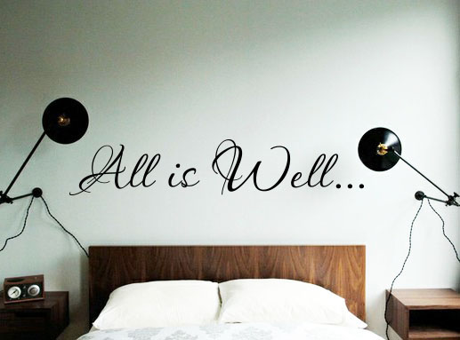 All is Well | Wall Decals