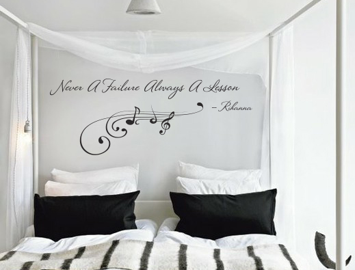 Never Failure Always Lesson Wall Decal 