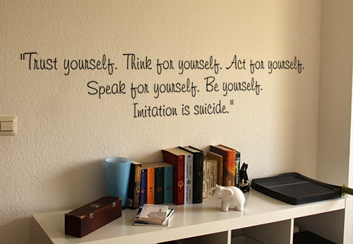 Imitation Is Suicide Wall Decals 