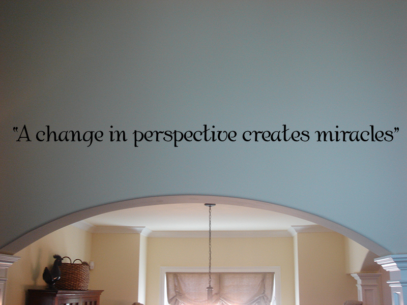 A Change In Perspective Wall Decals  