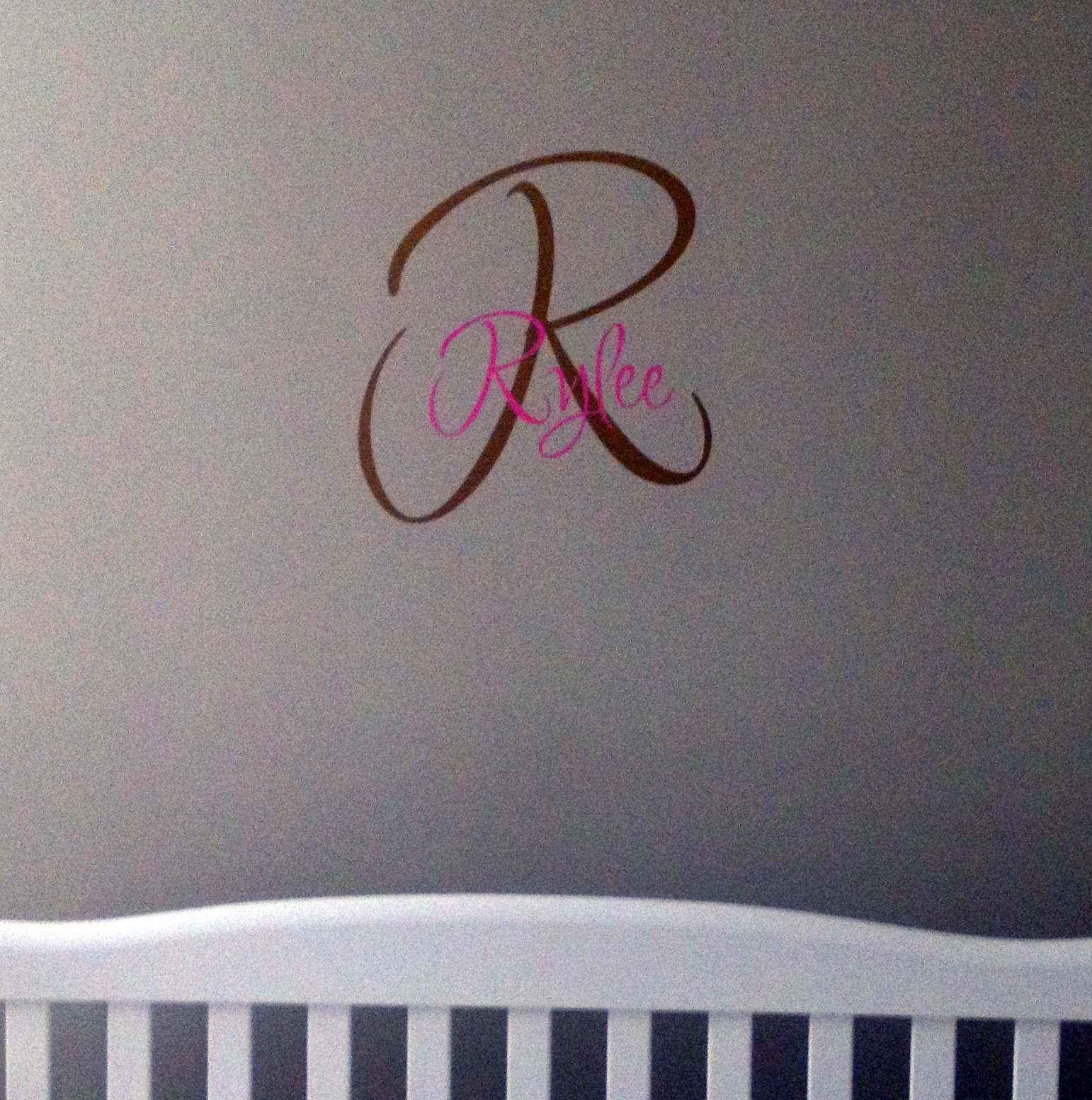 Name Initial Wall Decal