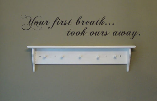 Your First Breath Decal