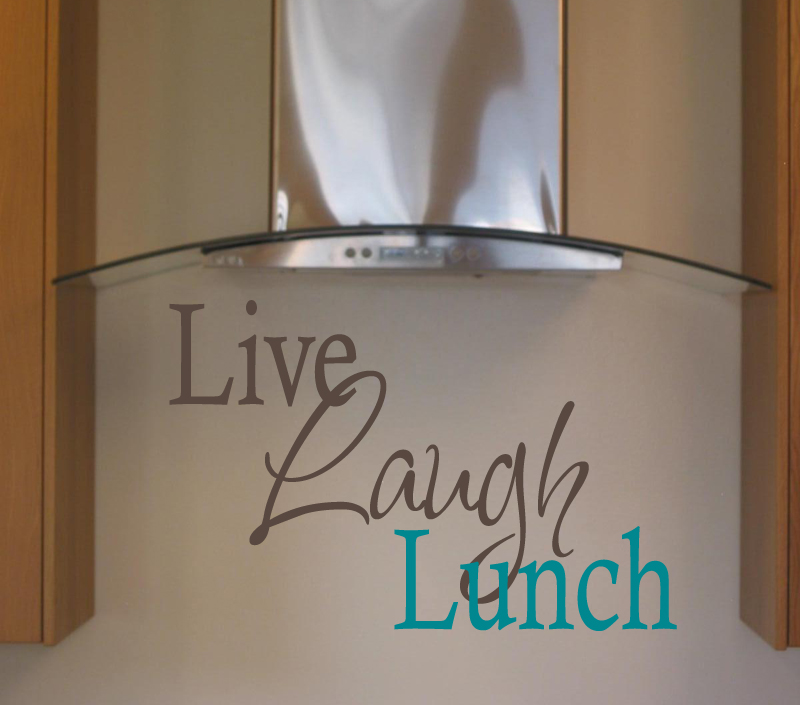 Live Laugh Lunch II Wall Decal