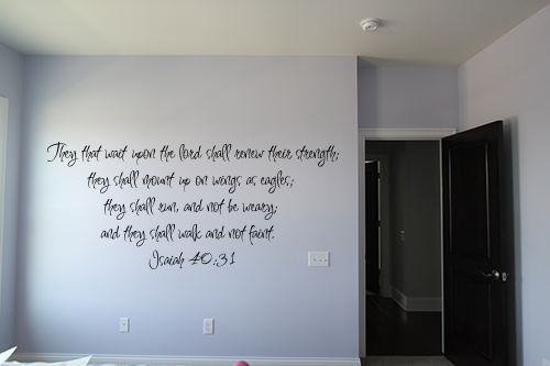 They That Wait Upon Lord Wall Decal