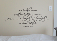 For You Created Wall Decal