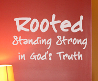 Rooted God's Trust Wall Decals   