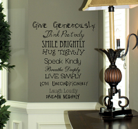 Inspiring Phrases Wall Decal
