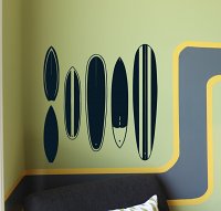 Surfboards Wall Decal 