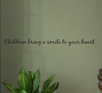Children Bring A Smile Wall Decals