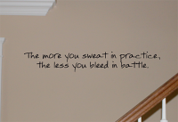 Sweat In Practice Wall Decal