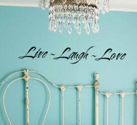 Live Laugh Love II Wall Decal