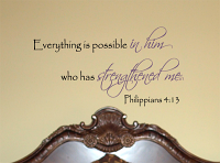 Everything Possible Wall Decal   