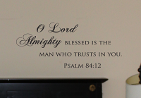 O Lord Almighty Wall Decals