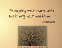Everthing A Season Under Heaven Wall Decal  