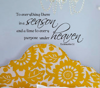 Everything There Is A Season Wall Decal 