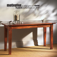 Habit Keeps You Going Wall Decal