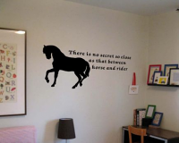 Horse And Rider Wall Decals