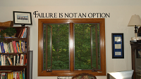 Failure Not Option Wall Decals