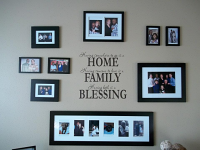 Home Family Blessing Wall Decal