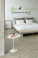 Name and Date | Wall Decal