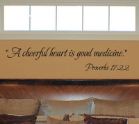 Cheerful Heart Good Medicine Wall Decal